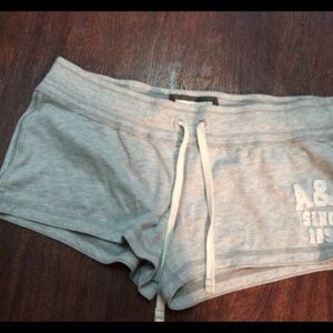 Abercrombie and Fitch grey shorts